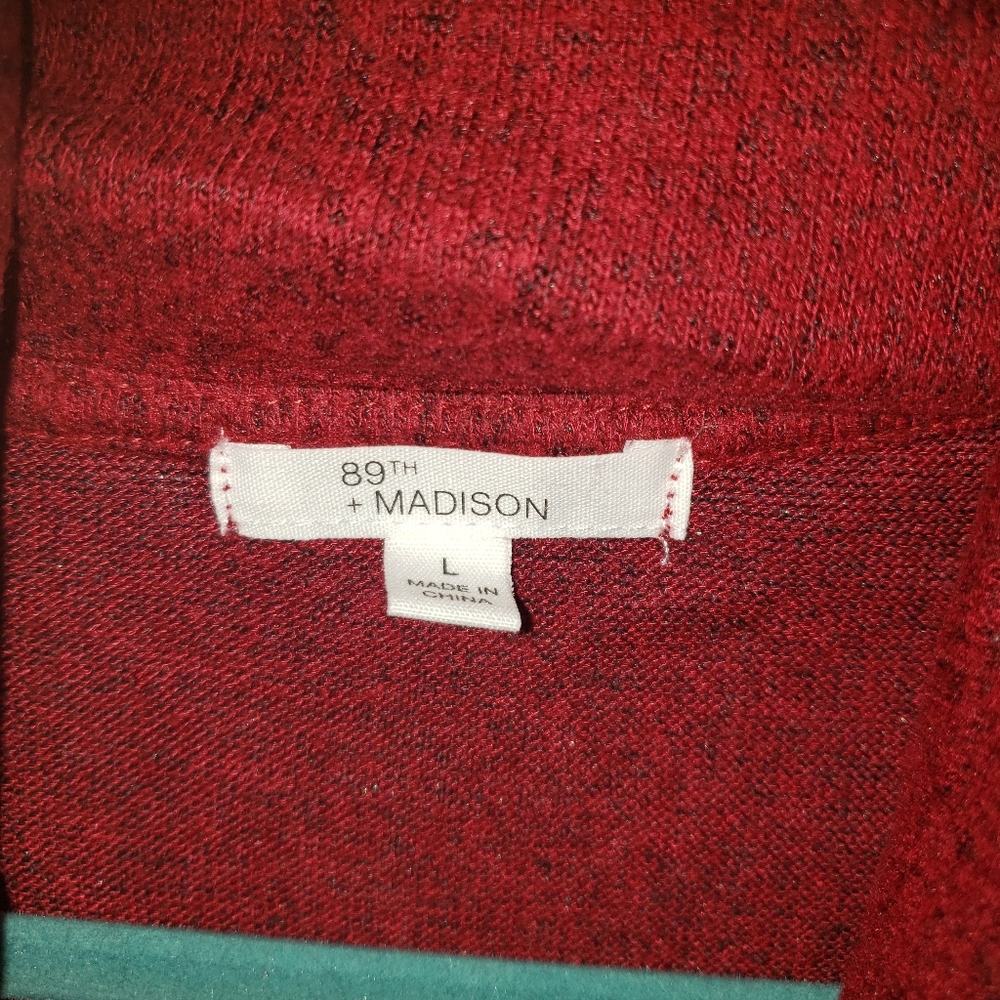 89th + Madison Gray Soft Light Weight Cowlneck Sw… - image 4